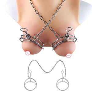 BSDM, juego de Bondage de pecho con picos, dispositivo de pecho para mujeres para parejas, lesbianas, esclavas, juego de coqueteo, fetiche, sujetador de Bondage de Metal, Juguetes sexuales - Product Image 2