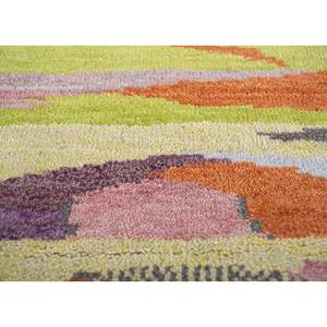 พรมถักมือลายนามธรรม Freedom Manchaha ทำจากขนสัตว์และไหมไผ่ สีเบจและสีน้ำตาล สำหรับตกแต่งบ้าน ห้องนั่งเล่น และทางเดิน-Les-1485 - Product Image 3