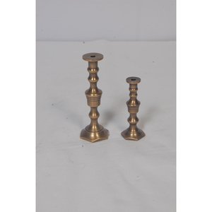 Portavelas de estilo vintage con acabado dorado de diseño único a la venta por exportadores - Product Image 1