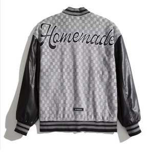 Vente en gros manteau zippé à couverture complète veste universitaire style homme ensembles de mode vestes boutonnées quantité grande taille - Product Image 2