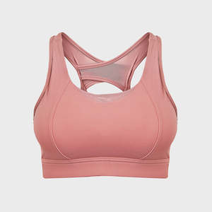 Sujetador deportivo sin costuras para mujer de alta calidad, talla XS a XXL, ropa deportiva de yoga con impresión por sublimación personalizada con logotipo en la espalda - Product Image 3