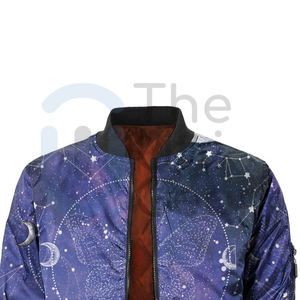 Blouson bomber sport oversize pour homme, streetwear tendance, style varsity baseball, hiver, décontracté, respirant, écologique, personnalisable sur le devant - Product Image 4