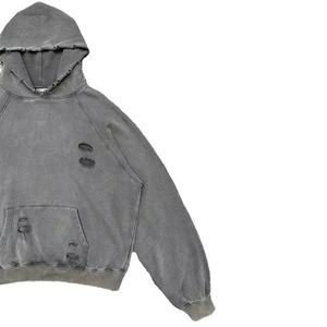 Sweat-shirt unisexe à capuche en molleton français vintage délavé à l'acide, fabricants de sweats à capuche 420, sweats à capuche avec logo personnalisé, 100% coton - Product Image 5