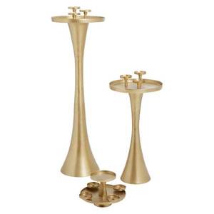 Candelabro plateado de Metal de estilo europeo, candelabros modernos decorativos para mesa de boda para decoración de iluminación - Product Image 5