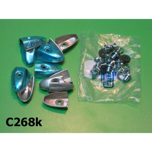 Tapas de canalización de suelo para Lambretta LD + LI150 S1 vers.1 (1958) - Product Image 1