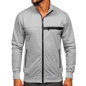 Sweat à capuche athlétique avec logo personnalisé pour hommes Veste à capuche athlétique d'entraînement de gymnastique Vestes d'athlétisme coupe-vent de golf en plein air - Product Image 1