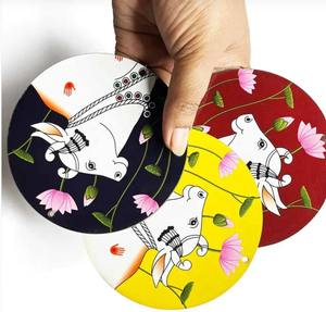 Cadeau de mariage indien, décoration murale suspendue de vache Pichwai, décoration de porte, décoration d'intérieur, plateau décoratif de vache Pichwai, décoration d'intérieur - Product Image 2