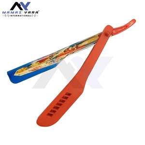 Navaja de Afeitar Recta de Alta Calidad con Marca Personalizada y Mango de Plástico, Navaja de Afeitar Deslizante de la Mejor Calidad - Product Image 6