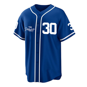 High Quality Softball Uniform Baseball Team <b>Tshirts</b> New Season Men's High Quality Custom Baseball Jersey - Product Image 2
