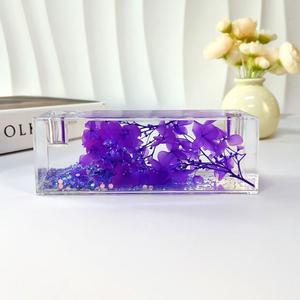 Creative Flowstone Rectangular <b>Nightlight</b> Drop-Oil Acrylic Craft ornaments for tabletop decoration - Product Image 3