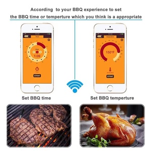 Vendeur chaud BBQ four gril cuisine fumeur rôtissoire Bluetooth <span class=keywords><strong>meater</strong></span> thermomètres numérique intelligent sans fil thermomètre à <span class=keywords><strong>viande</strong></span> - Product Image 5