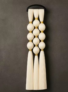 Magnifique suspension murale en macramé sphérique, design artistique, décoration murale pour la maison - Product Image 3