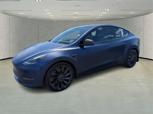 2022 Tesla รุ่น Y ประสิทธิภาพการทำงาน AWD ใช้ไฟฟ้าซีดานยาง R20กระปุกเกียร์อัตโนมัติไฟพวงมาลัยซ้ายหนังสีดำด้านในเป็น ACC - Product Image 2