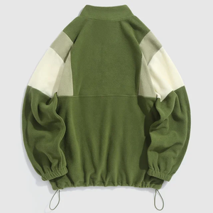 Nouveaux hommes sweat-shirt personnalisé tissu nouveau 2021 pull Simple chandails doux tissu chemise fermeture éclair sweat - Product Image 2