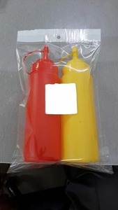 Durable plastic <b>ketchup</b> <b>bottles</b> for storing sauces condiments squeeze <b>bottles</b> food packaging kitchen use wholesale - Product Image 2