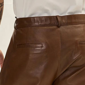 OEM ODM Service Prix de gros Shorts en cuir pour hommes Nouveauté Produit Shorts en cuir pour hommes en vente en ligne - Product Image 6