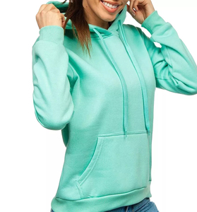 Sweats à capuche personnalisés en coton de couleur unie à prix de gros pour femmes respirant avec support Design personnalisé de qualité supérieure - Product Image 3