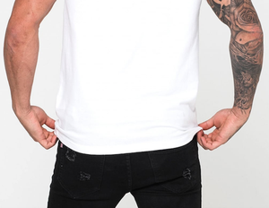 Hot Haute Qualité Personnalisé 100% Coton Hommes Blanc T-shirt Vente 200 Gsm T-Shirt Hommes - Product Image 6