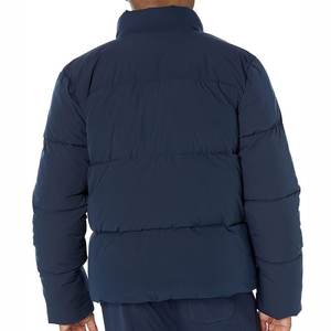Wholesale Custom Men's Cotton Baseball Varsity Bomber <b>Padded</b> Puffer <b>Jacket</b> <b>Waterproof</b> Knitted Bubble Fabric Plus Size for Winter - Product Image 4