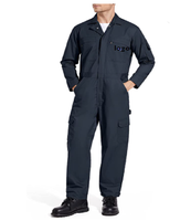 Combinaison de travail unisexe à manches longues grande taille, pantalon de chantier 65% polyester 35% coton Spandex/Rayon Soie