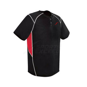 Uniforme de béisbol de manga corta fabricado profesionalmente en color sólido Servicio OEM personalizado Uniforme de béisbol de último diseño - Product Image 2