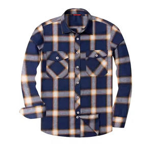 Manufacture <b>Men's</b> Cotton Plaid Flannel Shirt Soft and Comfortable Flannel for Everyday Wear - Product Image 1