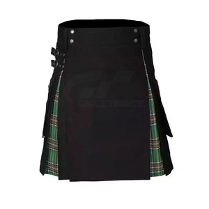 Kilts écossais traditionnels en laine à motif tartan pour les mariages et les événements culturels - Product Image 2