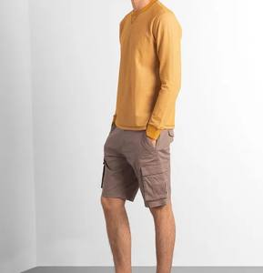 Pantalones cortos para correr de verano de alta calidad para hombre, pantalones cortos deportivos de gimnasio de secado rápido de algodón 100% con logotipo personalizable multibolsillo - Product Image 3