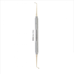 Instrumento de relleno compuesto dental de 175mm de la mejor calidad, 2,5mm y 6mm, Punta dorada, hecho de plástico - Product Image 1