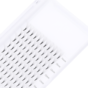 Éventails de cils pré-faits professionnels faits à la main, faciles à poser, doux et volumineux - Cils naturels en vison, soie et PBT, doux et colorés - Product Image 4