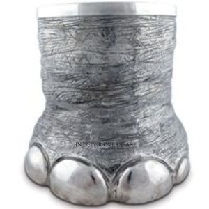 Sterling Check Designer Look attrayant Seau à vin et à glace en métal de qualité supérieure Refroidisseur de boissons Accessoires de bar de l'Inde - Product Image 4