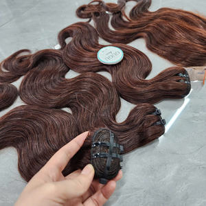 Extensiones de Cabello Humano Vietnamita, Ondulado, con Frontal de Encaje Transparente 13x4, Parte Libre, 10A - Product Image 6