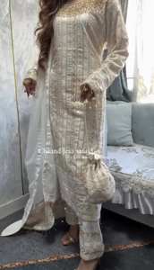 MAGNIFIQUE TOP ET PANTALON DE SOIRÉE AVEC FANTAISIE DUPPATA - Product Image 5