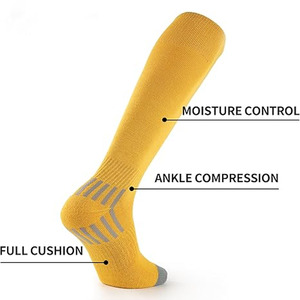 Vente en gros de chaussettes OEM Logo personnalisé Fabricant de chaussettes Chaussettes pour hommes Crew made by Dress Sports - Product Image 6