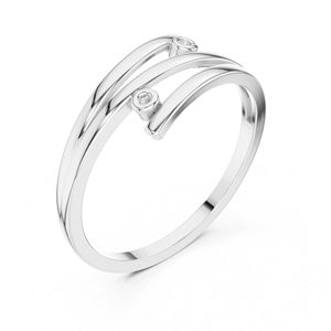 Anillo de Oro Rosa de 14K con Diamante Cultivado en Laboratorio de Corte Brillante Redondo de 0.02 Quilates para Mujer |   Joyería Certificada IGI para Uso en la Oficina - Product Image 5