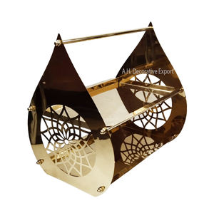 Matte Black Designer <b>Food</b> <b>Warmer</b> <b>Tray</b> Modern Fancy Design Hand Crafted <b>Tray</b> <b>for</b> Home Decoration and Wedding Dinner Serving <b>Trays</b> - Product Image 4