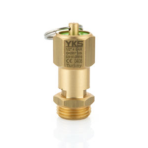 Soupape de sécurité en laiton scellée certifiée CE 1/2'' 4 bars - Soupape de surpression de type scellé - Matériau en laiton - Product Image 1