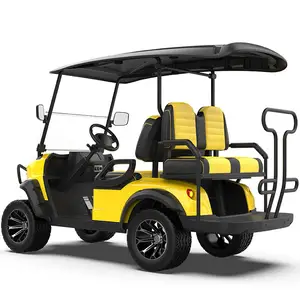 Brand New Street Legal Custom Electric Hunting Buggy Luxury 4 Seater Descuento Extreme Lifted Carros de golf eléctricos