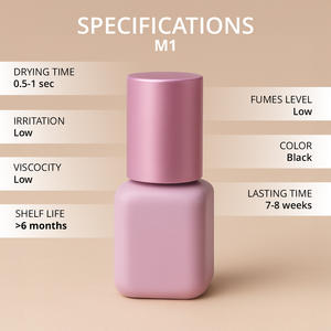 Pegamento para Extensiones de Pestañas de Marca Privada Premium, Secado en 0.5-1 Segundos, Logotipo Personalizado, Fuerte Fijación, Pegamento para Pestañas OEM en Empaque Premium - Product Image 2