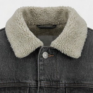 Vestes en jean pour femmes de qualité supérieure, prix de gros, mi-longues, logo imprimé personnalisé, tendance de la mode, couleur personnalisée - Product Image 4