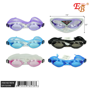 Lunettes de natation UV anti-buée professionnelles pour adultes 72PC/3/24/CS avec joint en silicone et lentilles PC - Product Image 1