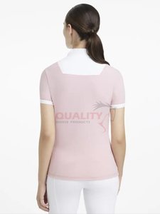Chemises de spectacle d'équitation pour femmes élégantes Slim Fit Respirant Conception confortable Tissu durable pour les vêtements de compétition équestre - Product Image 2
