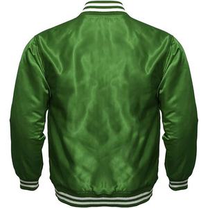 Blouson bombardier de baseball en nylon d'hiver pour hommes avec logo personnalisé manches longues col à capuche poche zippée High Street - Product Image 6