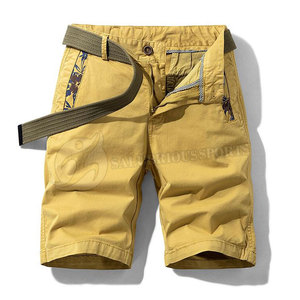 Pantalones Cortos Casuales de Lona 100% Algodón para Hombre, Personalizados, de Alta Calidad, Transpirables, de Secado Rápido, Ecológicos, de Cintura Media, para Actividades al Aire Libre - Product Image 1