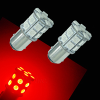 Ampoule LED PA-HYUGA 1157 BAY15D 5050 20SMD 12V 24V pour clignotants, lumières violettes, aluminium, 360 degrés, camion, moto, bateau, 2,3W