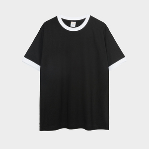 Alta calidad suelta 230gm 100% camisetas de algodón de gran tamaño con logotipo personalizado camiseta lisa para hombre - Product Image 3