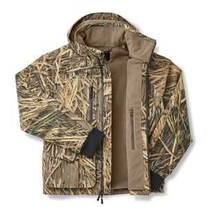Veste Anorak d'hiver pour hommes de grande taille imperméable à l'eau pour la chasse en plein air avec logo personnalisé caractéristique respirante - Product Image 2