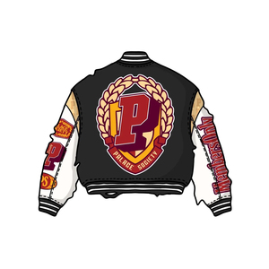 Bomber personnalisé de haute qualité en cuir avec manches chenille et broderie en laine Vestes de basket-ball Vestes de baseball Vestes universitaires de course d'université - Product Image 6