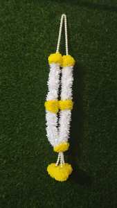 Accessoires de mariage Jaimala Varmala et guirlande pour marié et mariée guirlande de fleurs artificielles faite à la main pour marié et mariée - Product Image 3