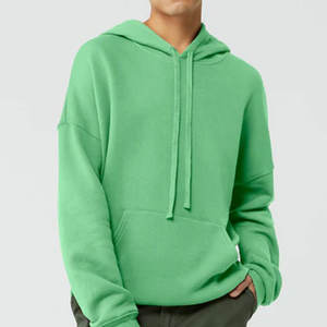 Bella toile à capuche sweats à capuche poche avant OEM Service marque mode Style Designer hiver tricot en plein air hommes pull à capuche - Product Image 4